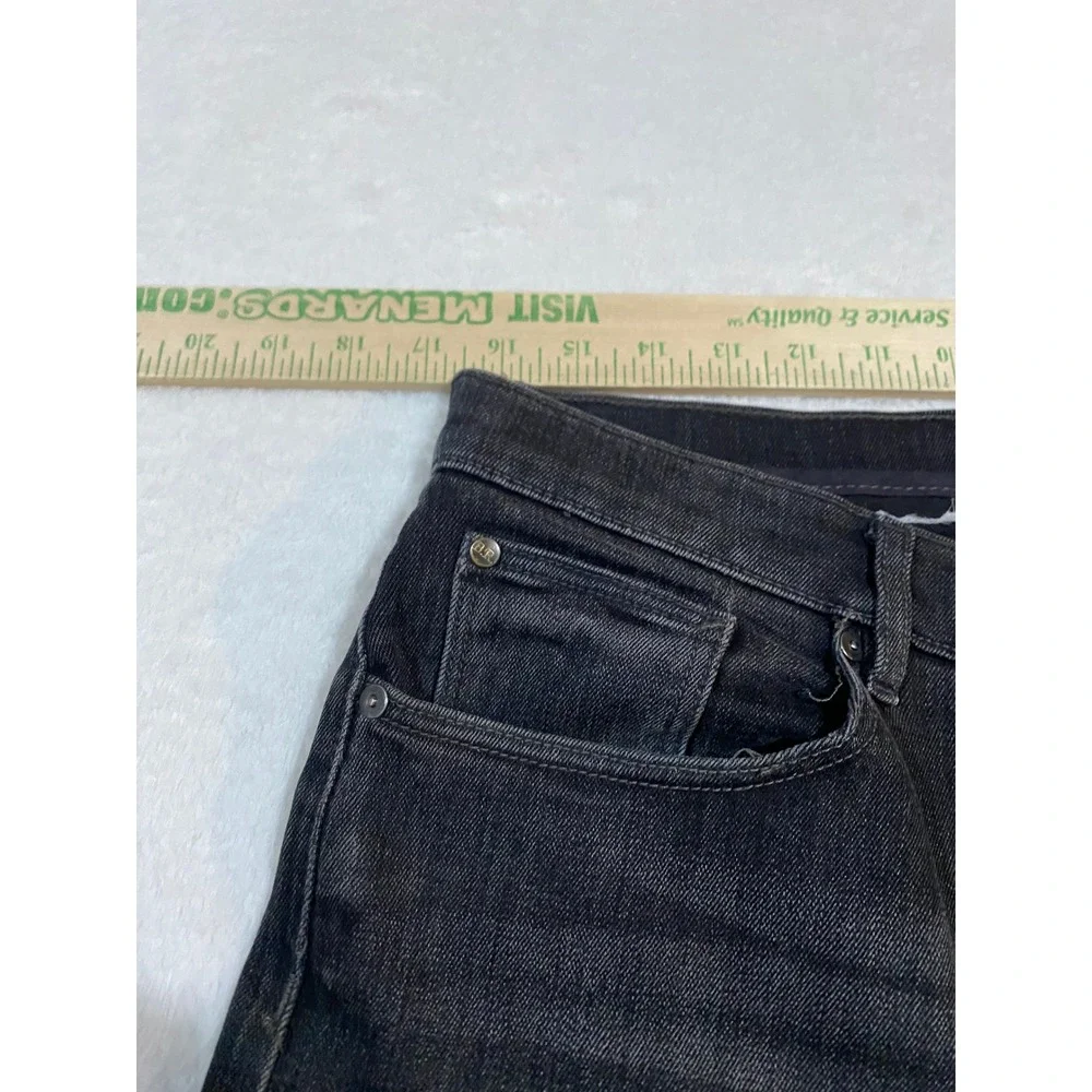 Banana Republic Mens Selvedge Denim Black Wash‎ Slim Jeans 32x32 673213-00